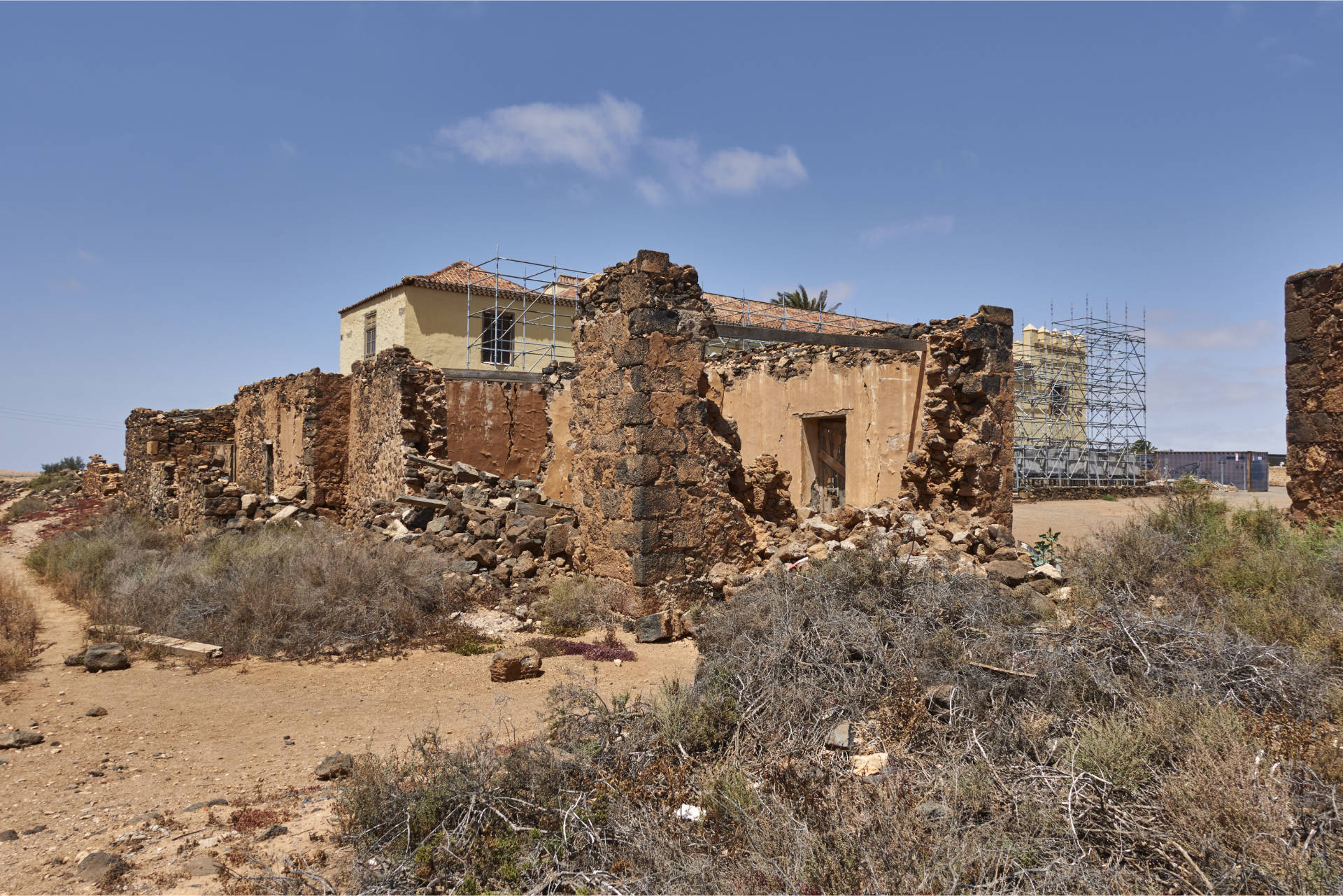 Die Casa de Los Coroneles in La Oliva Fuerteventura.