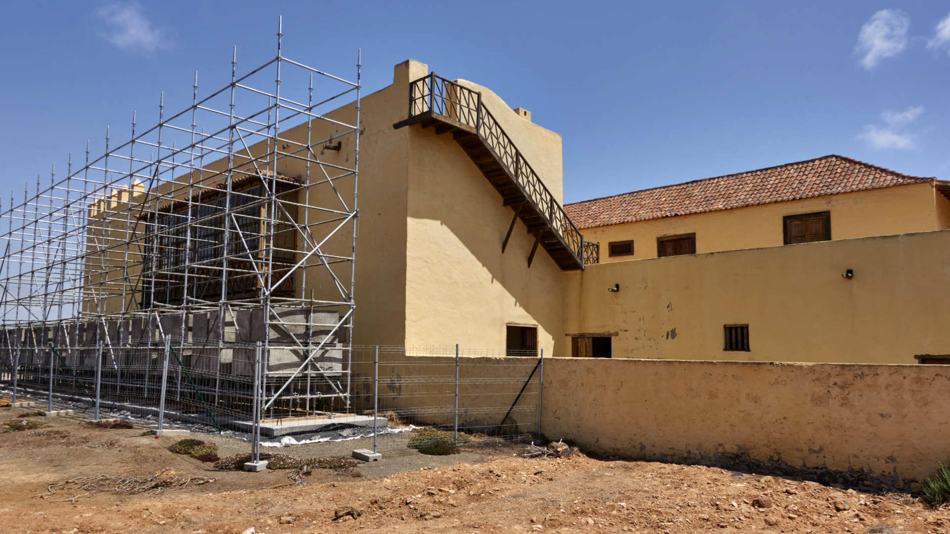 Die Casa de Los Coroneles in La Oliva Fuerteventura.