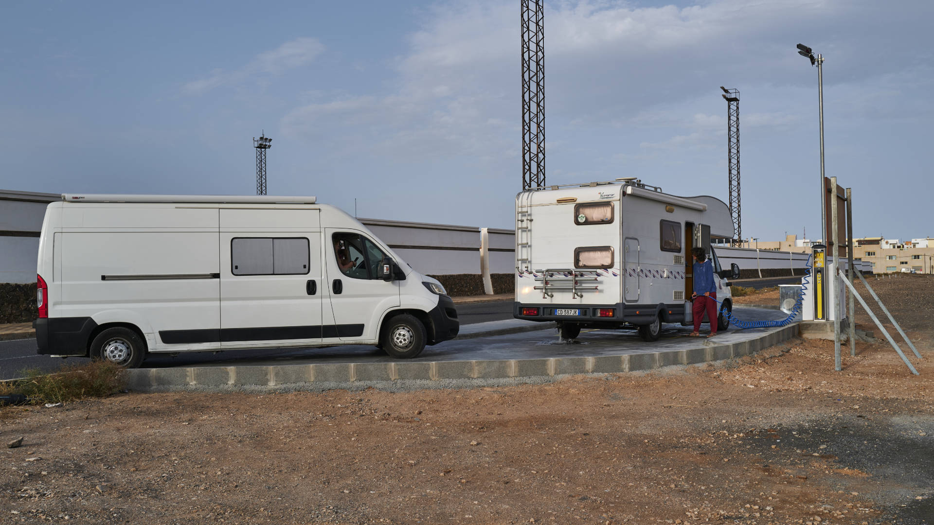 Camper Vanlife Entsorgungsstation El Cotillo Fuerteventura.